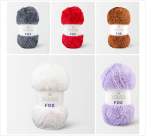 Wolans Fox Ultra-Soft Velvet Chunky Yarn